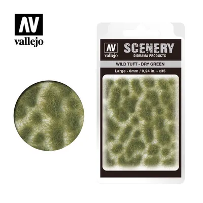 Vallejo Wild Tuft Dry Green