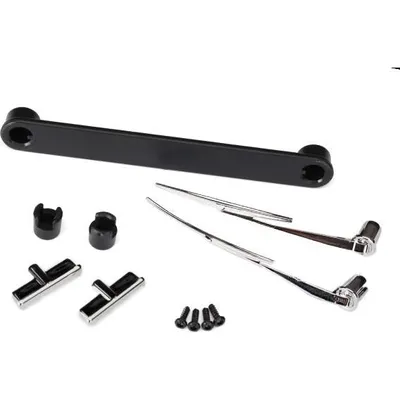 Traxxas Door handles, left & right/ windshield wipers, left & right/ retainers (3)/ 1.6x5 BCS (self-tapping) (4) TRA8075