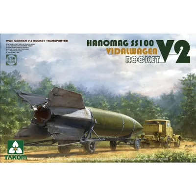 V-2 Rocket Vidalwagen Hanomag SS100 1/35 by Takom