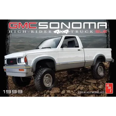 1993 GMC Sonoma High-Rider 4x4 1/20 Model Truck Kit #1057 by AMT
