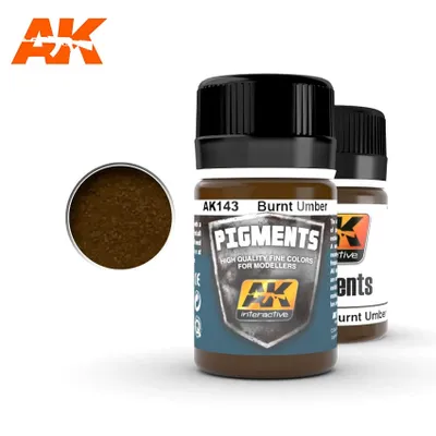 AK-143 Burnt Umber Pigment