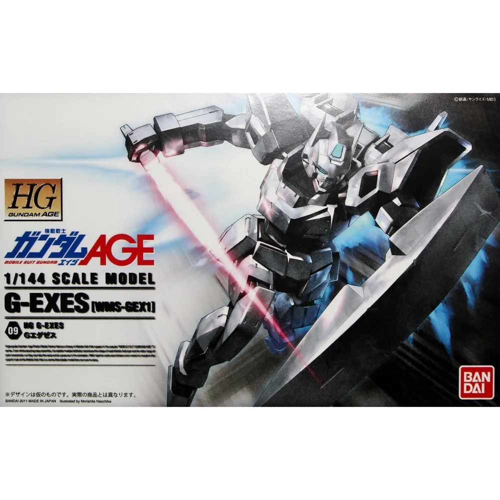 HG 1/144 Gundam AGE #09 WMS-GEX1 G-Exes #5060366 by Bandai