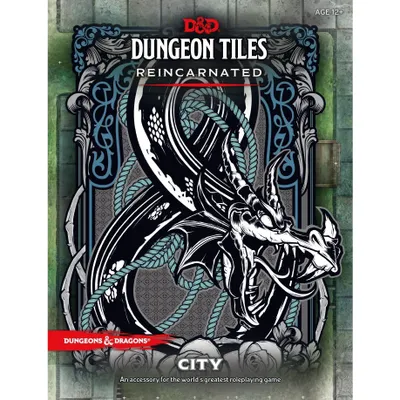 D&D Dungeon Tile: City