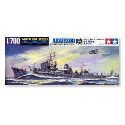 Akatsuki Japanese Navy Destoryer 1/700 Model Ship Kit #31406 by Tamiya