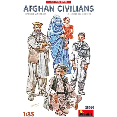 Afghan Civilians #38034 1/35 Figure Kit by MiniArt