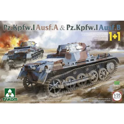 Pz.Kpfw.IAusf.A & PZ.Kpfw.IAusf.B 1/35 #2145 by Takom