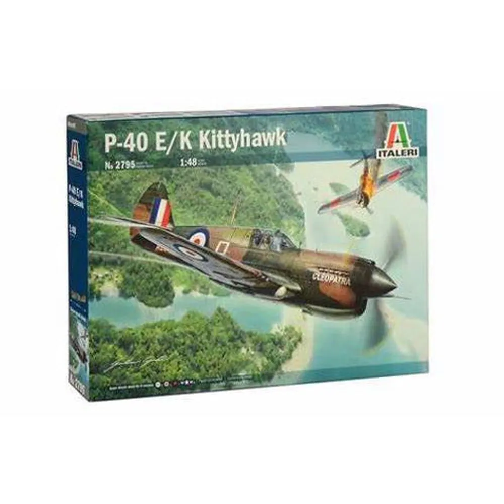 P-40 E/K Kittyhawk 1/48 #2795 by Italeri