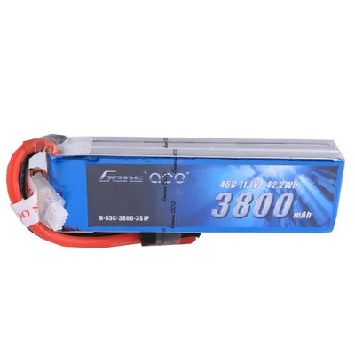 Gens Ace - 207 - 3800mAh 3S1P 11.1V 45C LiPo