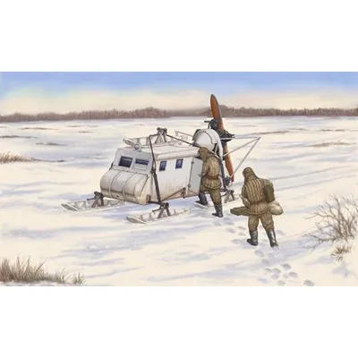 Soviet NKL-16 Armoured Aerosan 1/35 #02337 by Trumpeter