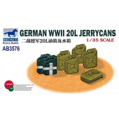 WW II German German 20L Jerry Cans 1/35 by Bronco