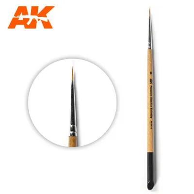 AK Interactive Premium Siberian Kolinsky Brush #AK-AKSK