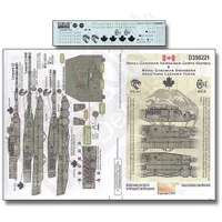 1/35 Echelon RCAC & Royal Canadian Dragoons Gagetown Leopard tank decals