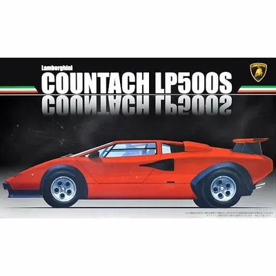 Lamborghini Countach LP500S 1/24 Model Car Kit #126562 by Fujimi