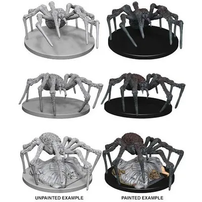 D&D Unpainted Mini - Spiders 72558
