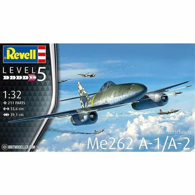 Messerschmitt Me262 A-1/A-2 1/32 #03875 by Revell