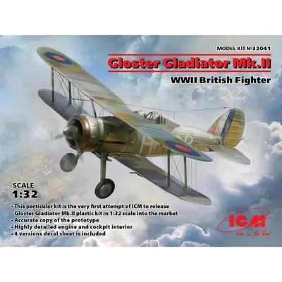 Gloster Gladiator Mk. II 1/32 by ICM