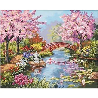 Dimensions Paint by Numbers Japanese Garden (20"x16")