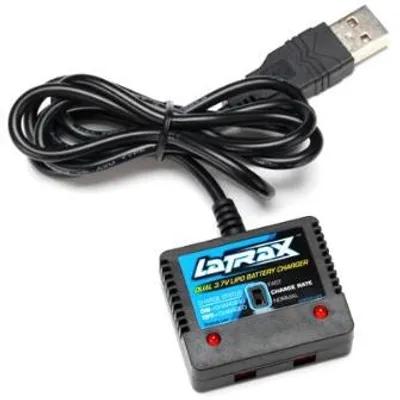 Traxxas LaTrax Alias USB Dual 3.7V Port LiPo Battery Charger TRA6638
