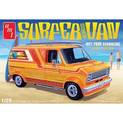 1977 Ford Econoline Surfer Van 1/25 Model Car Kit #1229 by AMT