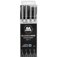 Black Liner Pen set #2 (.05, .1, .2, .4mm)