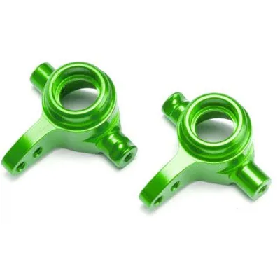 Traxxas Aluminum Steering Block Set (Green) (2) TRA6837G