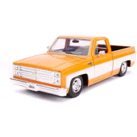 Jada Just Trucks 1985 Chevy C10 Pickup Stock - Orange 1/24 #31607