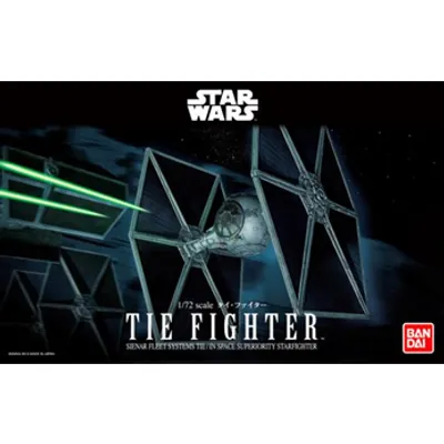 TIE Fighter 1/72 Star Wars Model Kit #5064104 by Bandai