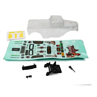 B-17 Betty Body, Clear & Precut: SCX24 AXI200003