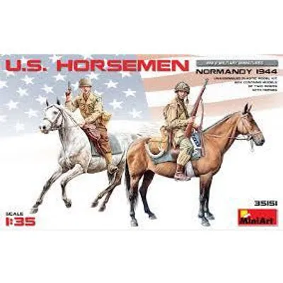US Horsemen Normandy 1944 #35151 1/35 Figure Kit by MiniArt