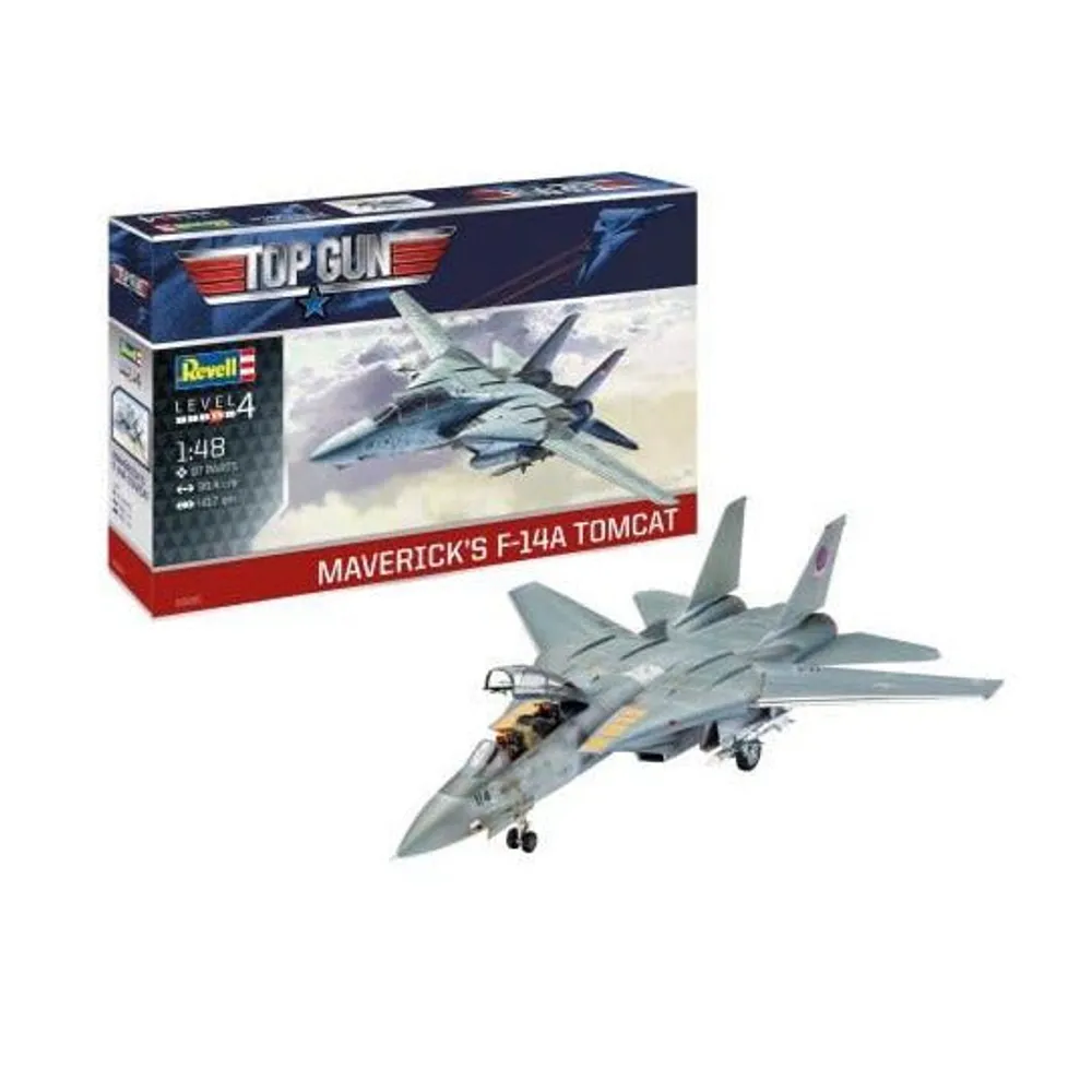 Top Gun Maverick's F-14A Tomcat 1/48 #03865 by Revell