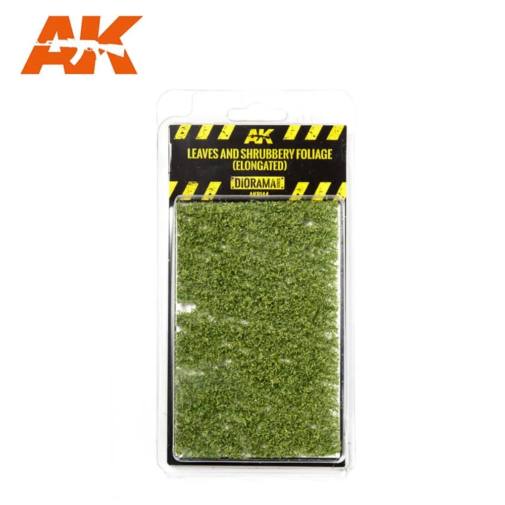 AK Interactive Diorama Series - Leaves And Shrubbery Foliage (Elongated) AK-8144