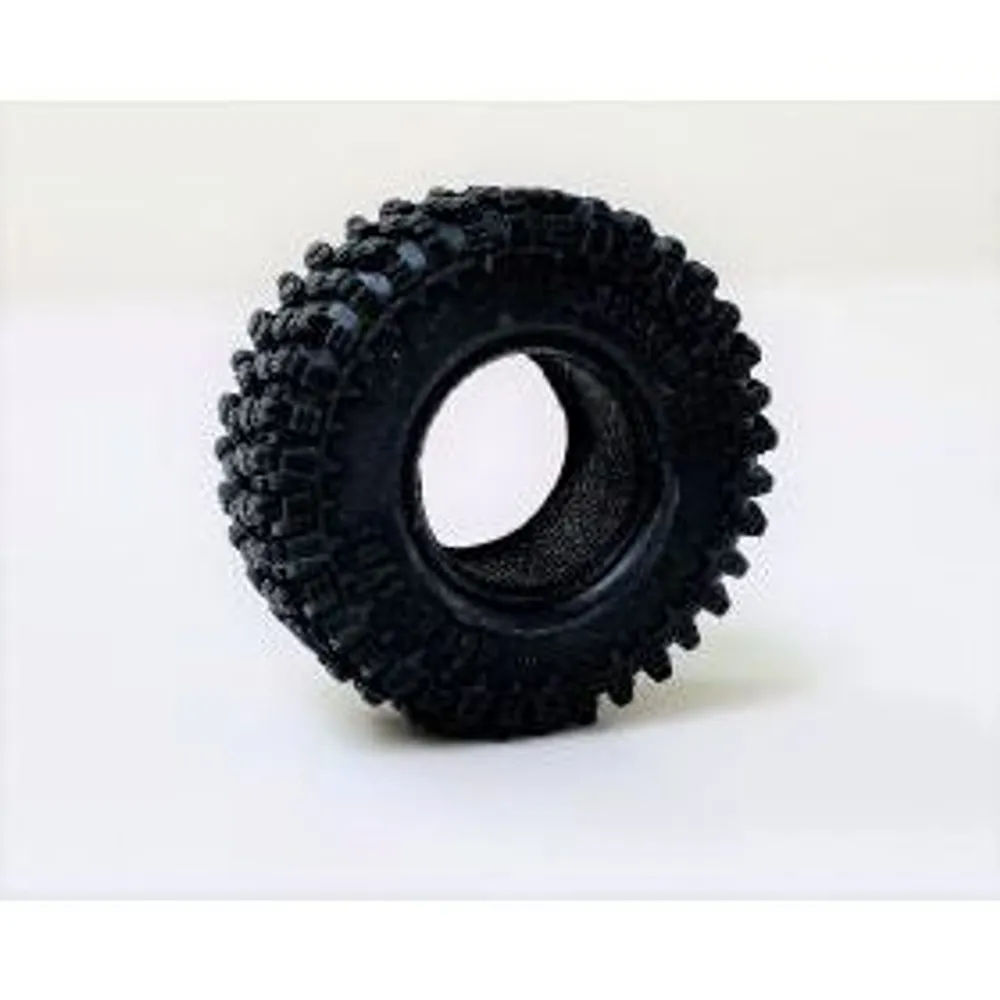 APS Soft Grip Crawler Tires for 1:18 1:24 Black APS28431K