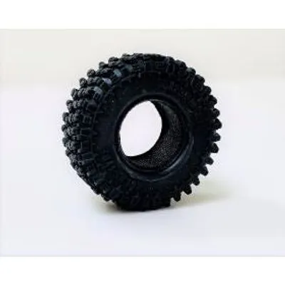 APS Soft Grip Crawler Tires for 1:18 1:24 Black APS28431K