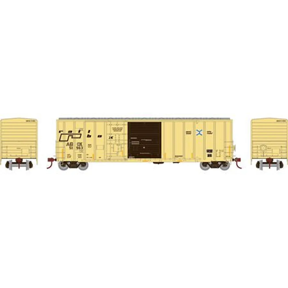 Athearn ATH26736 HO RTR 50ft FMC Combo Door Boxcar, ABOX #51963