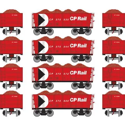 HO RTR 26' Ore Car Low Side with Load