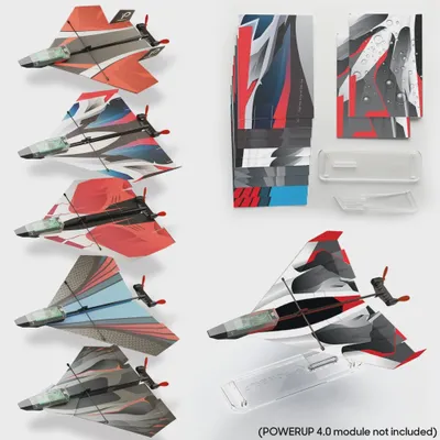 PowerUp Paper Airplane Templates
