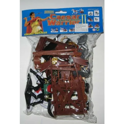 1/32 Caesar Knights & Chariots Playset (7 Knights, Shields, Weapons, 2 Chariots, 2 Horses, Cannon & Acc) (Bagged)