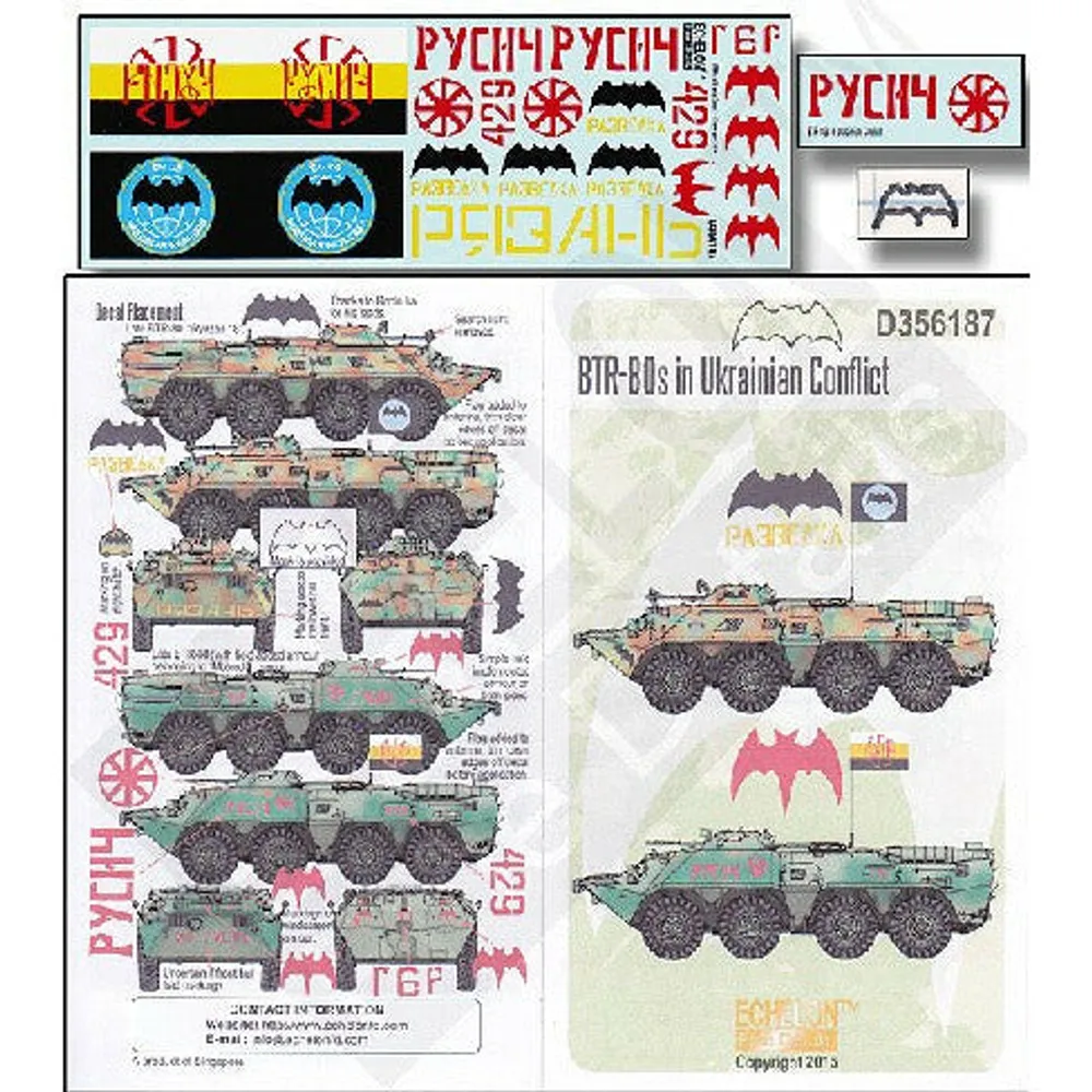 BTR80s in Ukrainian Conflict 1/35