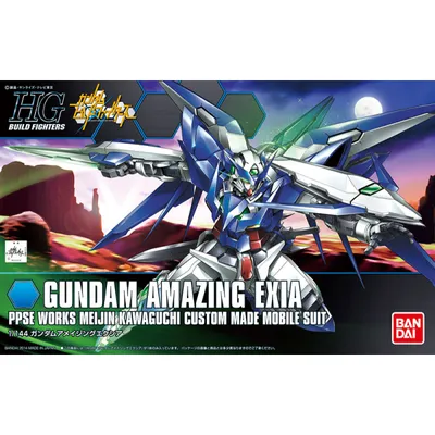 HGBF 1/144 #16 Gundam Amazing Exia #5060372 by Bandai