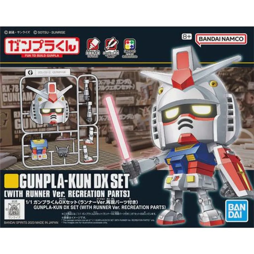 Gunpla-Kun DX Set 1/1 (With Runner Ver. Recreation Parts) #5065118 by Bandai