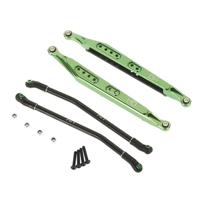 HRAAMJ5605 Aluminum & CF Rear Link Set, Green: Axial Yeti, SMT10, RR10