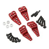 HRASCXT28M02 Adjustable Offset Multi Shock Mount: SCX10 II, Red