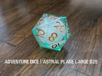 Adventure Dice Liquid Core Large D20 - Assorted $41.99