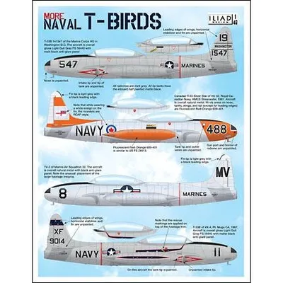 More Naval T-Birds Decals 1/48 by Iliad Design