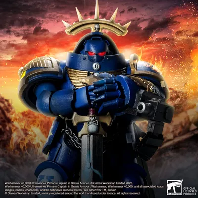 Warhammer 40,000 Ultramarines Primaris Captain in Gravis Armour (Limited Quantity)