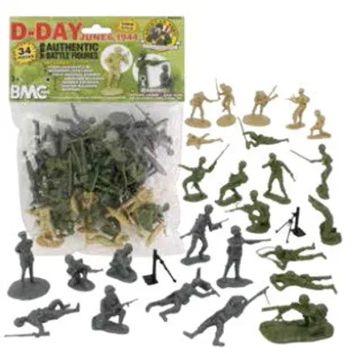 54mm D-Day Invasion of Normandy Figure Playset (34pcs)