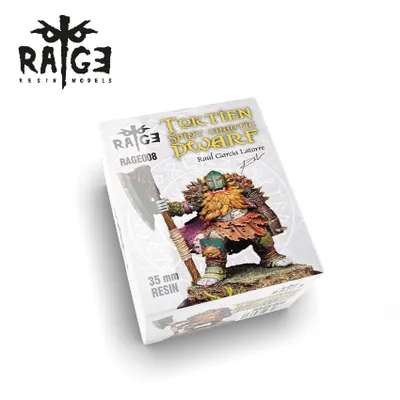 Rage Resin Models - Toktien, Spiny Chaotic Dwarf (35mm) AK-RAGE008