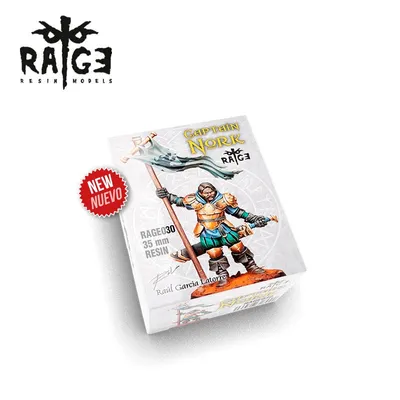 Rage Resin Models - Captain Nork (35mm) AK-RAGE030