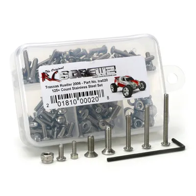 RC Screwz Traxxas Rustler XL5 Screw Set - RCZTRA020