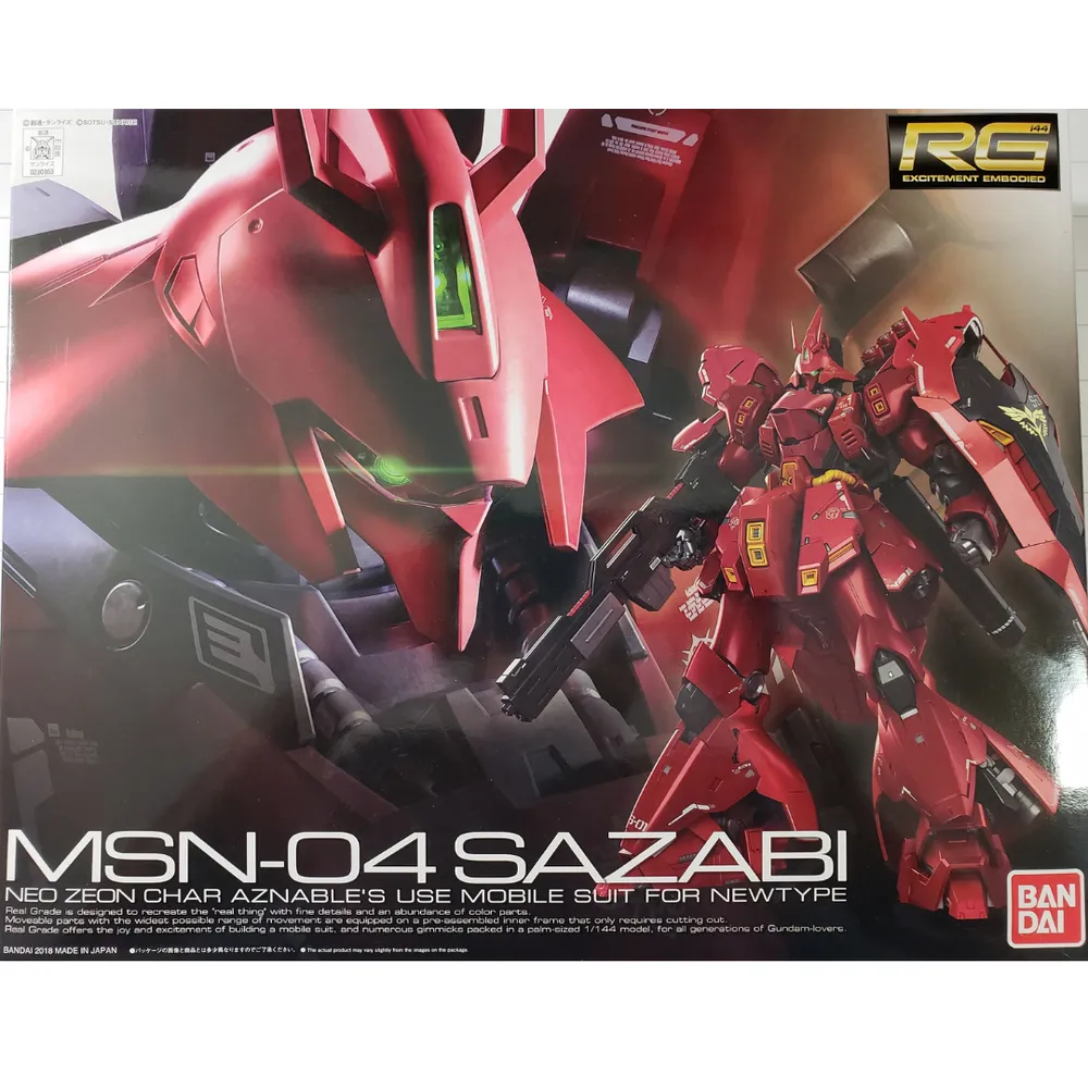 RG 1/144 #29 MSN-04 Sazabi #5061605 by Bandai